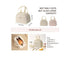 Corduroy Lunch Tote Cooler Bag Insulated with Handle Beige Work Campus