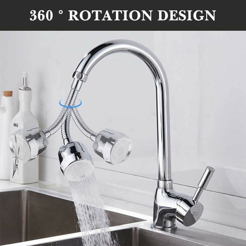 360° Arbitrary Water Saving Faucet Tap Splash-Proof Filter Head