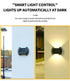 4 pcs Solar Energy Wall Lamp