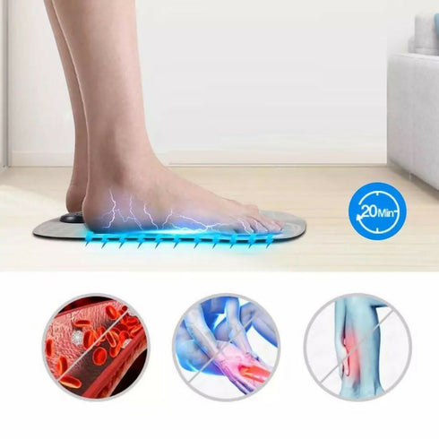 Rechargeable EMS Physiotherapy Wireless Muscle Stimulator Foot Massager