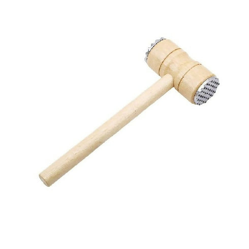 Mento Brown Wood Meat Tenderizer