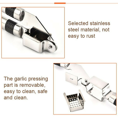 Stainless Steel Garlic Press