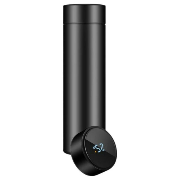 Smart Flask Cup With LED Temperature Display - BLACK