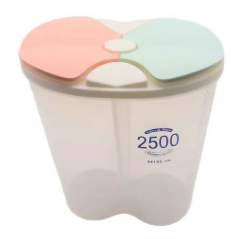 Two Compartment Cereal Container