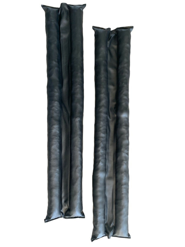 2 Piece Wind Dust Blocker Insulator for Door Stopper - Black