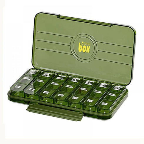 PA-Free Moisture-proof Medicine Storage Box 7 Days - 3 Times a Day