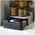 Step Style Spice Organizer With Drawer - Grey