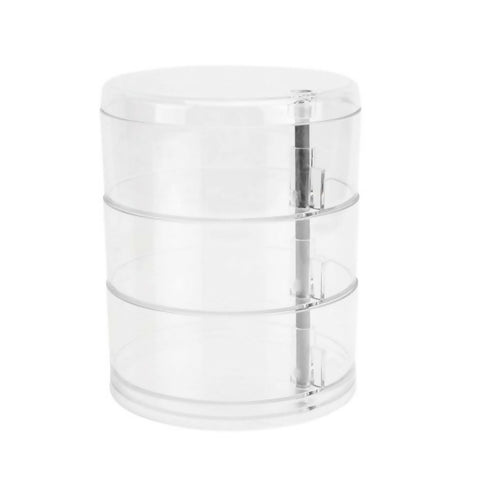 3 Layer Clear Rotating Jewellery Organiser