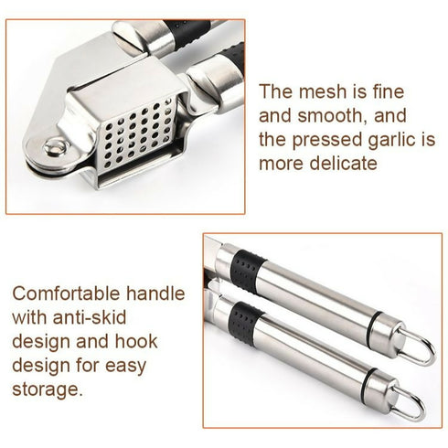 Stainless Steel Garlic Press