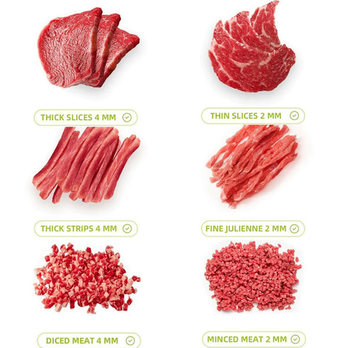 Stainless Steel Meat Slicer, Capable of Cutting Meat Slices and Shreds