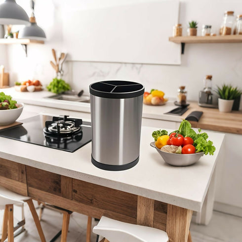 Stainless - Steel -Rotating Storage Bucket