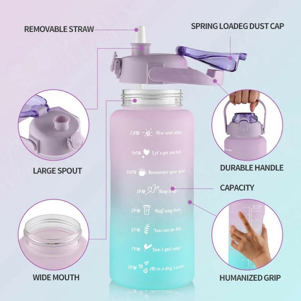 Pack Motivational Water Bottle