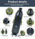 Camping Collapsible Water Bottle | Portable Compass Silicone Hydration Flask 580ml