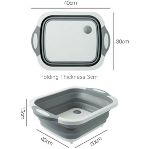 3 in 1 Multifunctional Foldable Cutting Board