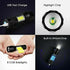 Torch Flashlight with Zoom - Rechargeable - 2 Pack