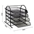 4-Tier Document Tray - black