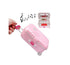 Kids Music Box Suitcase with Jewelry Case & Mirror - pink