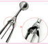 3 Pack - Stainless Steel Ice Cream Scoops - Silver