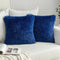 Fluffy Cushion - Set of 2 - Blue