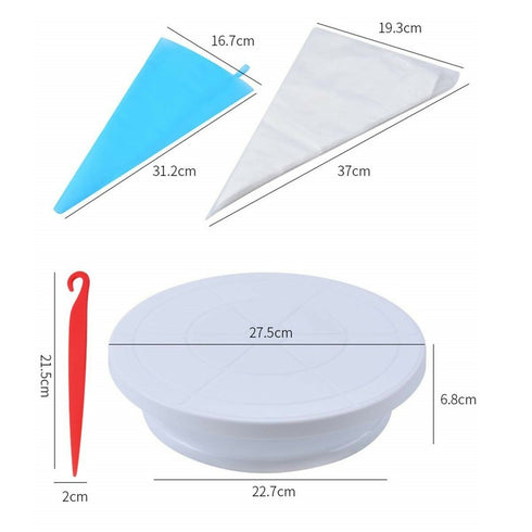 66 Pieces Of Cake Decoration Kit Baking Tools Set