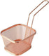 Stainless Steel Potato Chips Frying Basket - Rose Gold