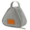 Triangular Shaped Insulation Lunch Bag - Grey