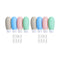 Leak-Proof Silicone Travel Bottle Set with Labels & Carry Bag - 2 Pack