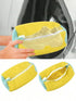 Fluffy Shoe Washing Bag - yellow