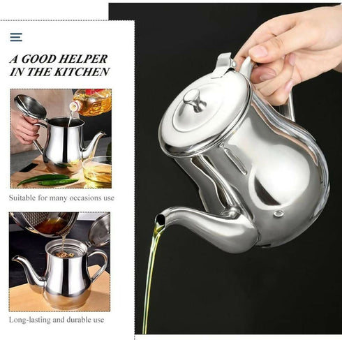 Stainless Steel Oil Dispenser pot