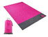 2M*2.1M Waterproof Beach Blanket Outdoor Portable Picnic Mat Camping- - Pink