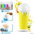 Slushie Maker Cup 500ML Magic Quick Frozen Smoothies Cup DIY Ice-Cream - Yellow