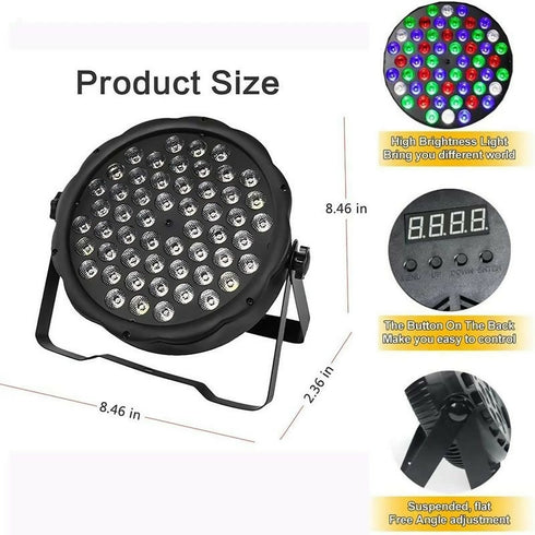 LED Plastic Flat Par Light-MTC