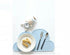 Kid's Cloud Shaped Food-Grade Silicone Place Mat - Blue