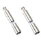 Mini Stainless Steel Salt and Pepper Grinders - 2 Pack