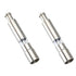 Mini Stainless Steel Salt and Pepper Grinders - 2 Pack