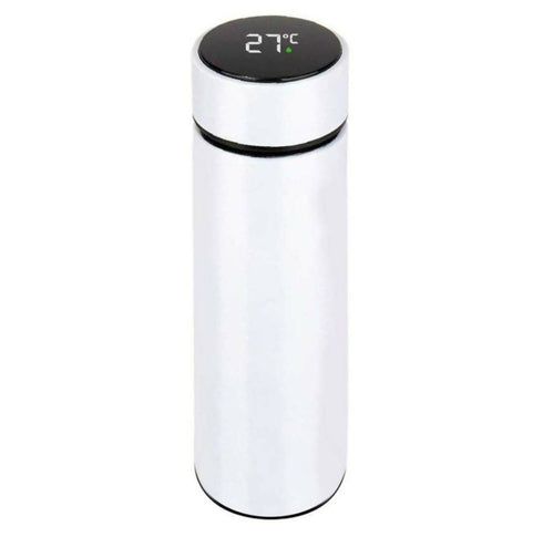 Smart Flask Cup With LED Temperature Display - WHITE
