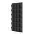 Home Storage 24 Large Pockets Shoe Organizer - Black