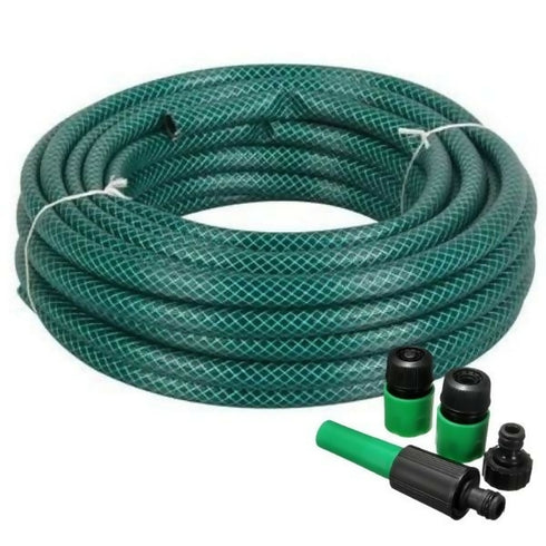Garden Hose Pipe - Including 4Pcs Hose Pipe Accessory Set -20m