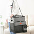 Foldable Insulated Trolley With Wheels Picnic Keep Warm Cooler Bento Bag