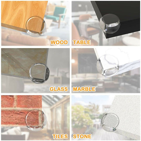 8 Piece Table Corner Baby Safety Guards Proofing Protectors