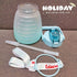 Large Capacity Bottle with Straw