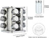 Rotating Spice Rack Organizer With 12 Jars