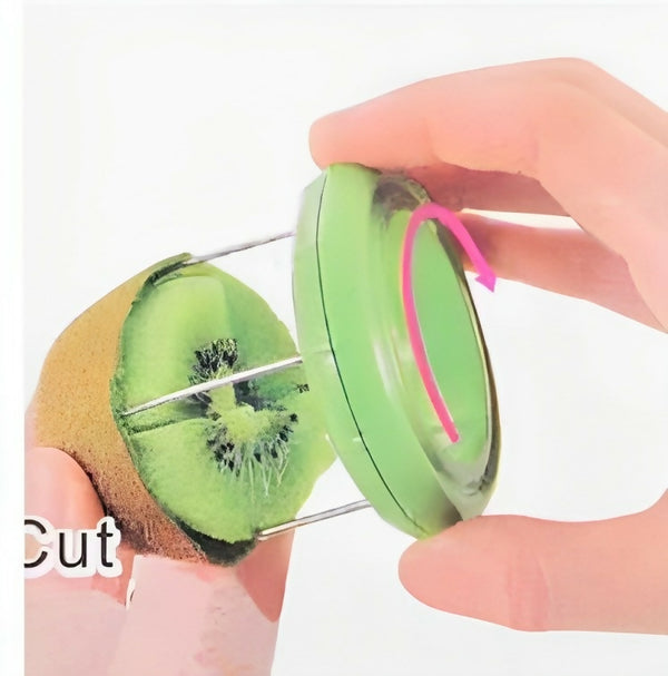 Multifunctional Kiwi Peeler Portable Stainless Steel - Green - 1 Pack