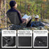 Folding Camping Chair Heavy Duty Lawn Chair With Side Pocket &Carring Bag