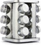 Rotating Spice Rack Organizer With 12 Jars