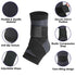 Ankle Brace Adjustable Ankle Compression Support - 2-Piece