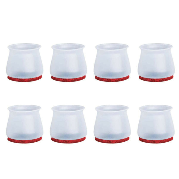 8 Pieces of Stretchable Universal-Fit Furniture Legs Slider & Floor Protectors