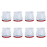 8 Pieces of Stretchable Universal-Fit Furniture Legs Slider & Floor Protectors
