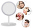 USB Rechargeable LED Desktop Compact Makeup Mirror with Light