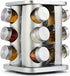 Rotating Spice Rack Organizer With 12 Jars